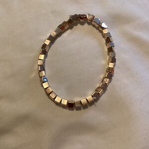 BLINGIEZ GOLD | CUBE & HEART BRACELET